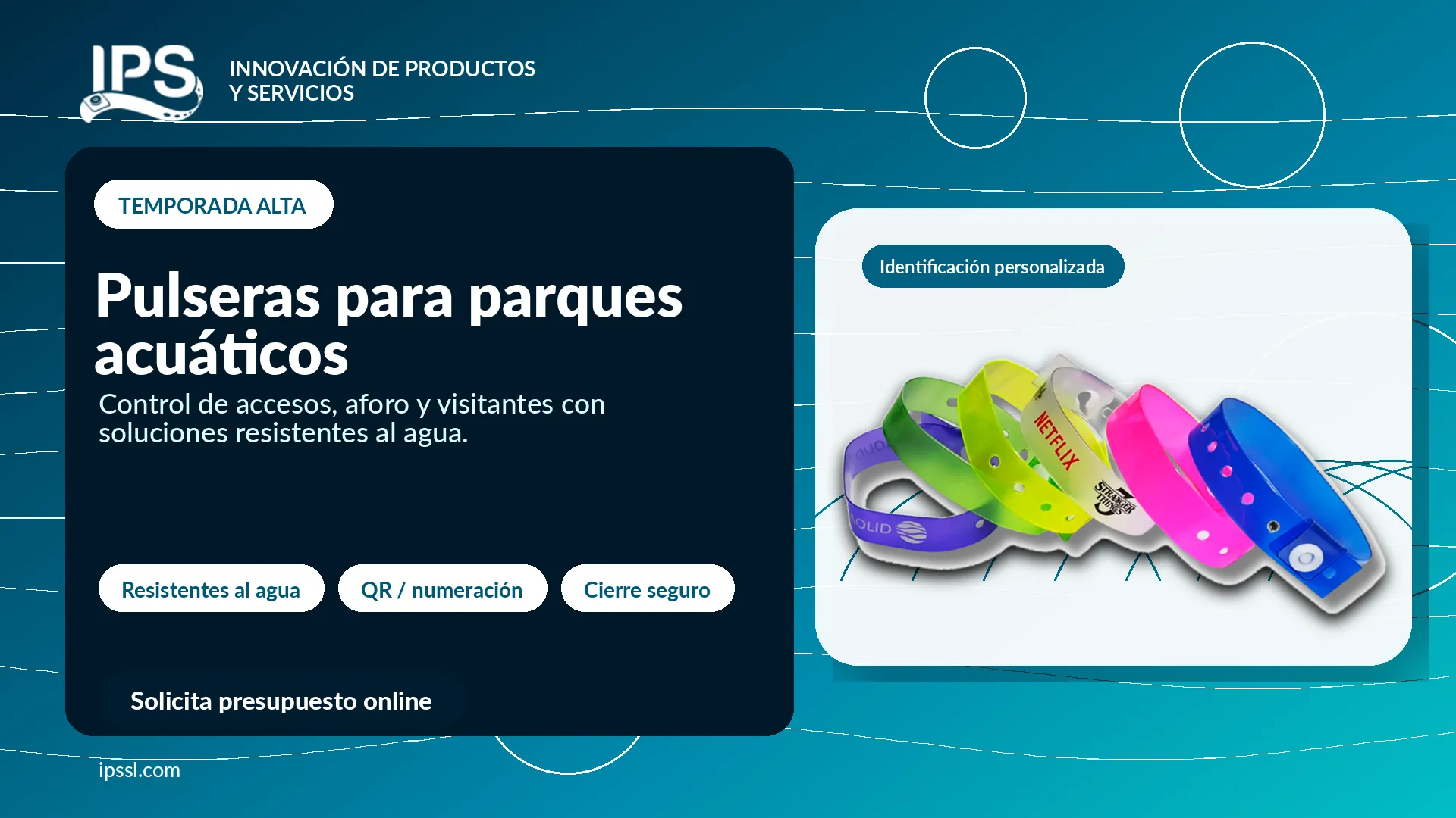 Bracelets pour parcs aquatiques : contrôle, sécurité et confort en haute saison