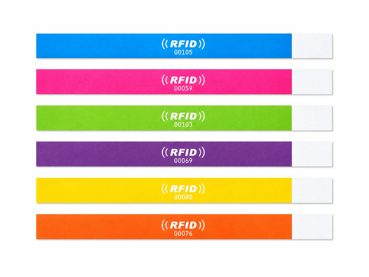 Bracelet Tyvek RFID/NFC 2
