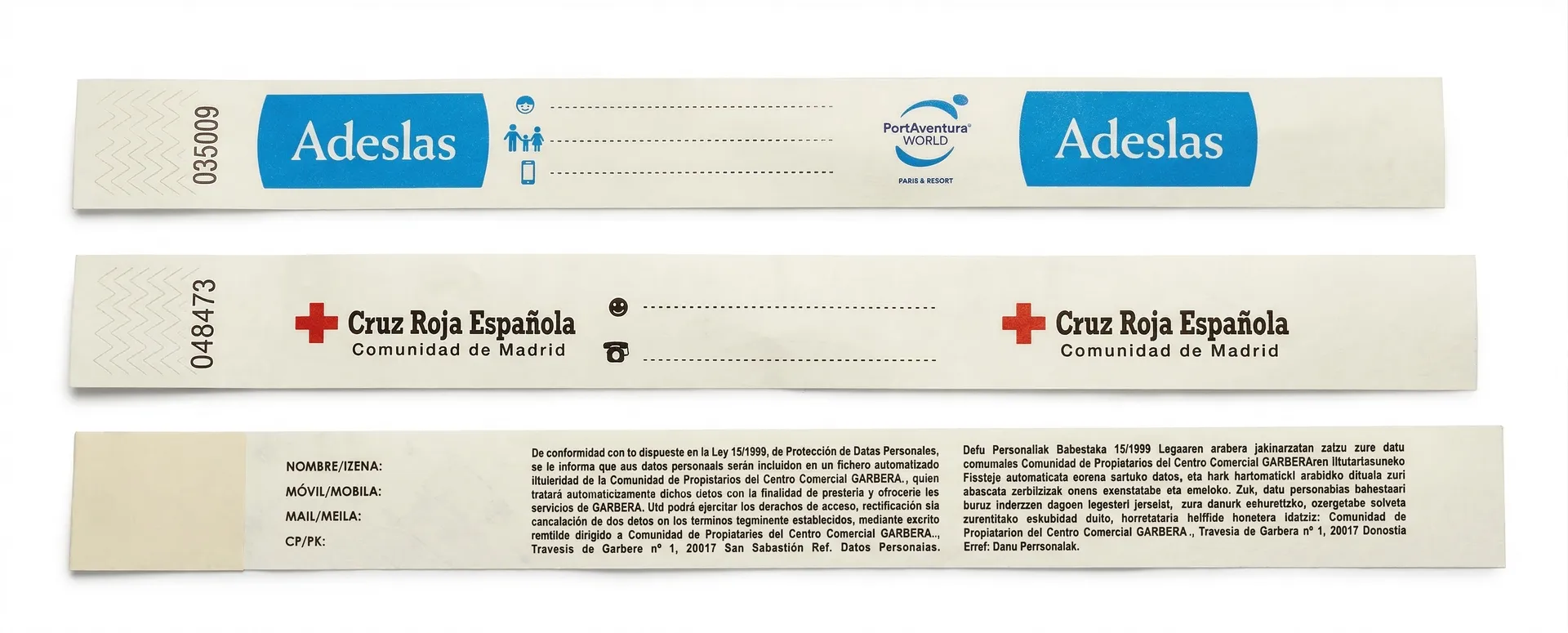 Bracelet Tyvek 7