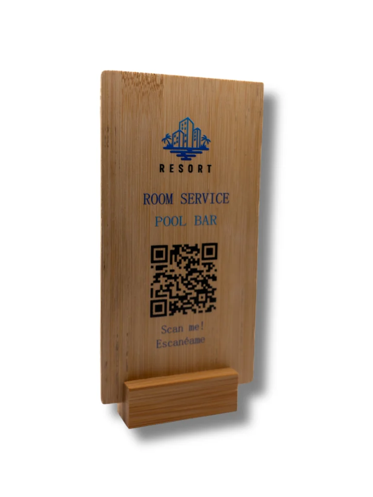 soportes de madera para hoteles