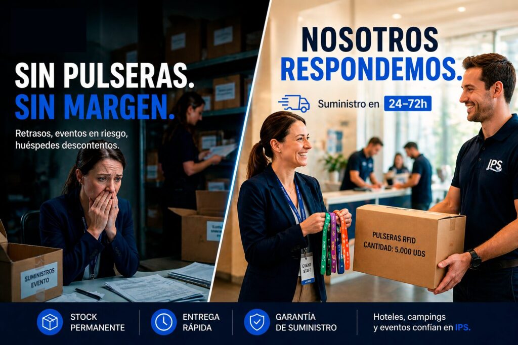 suministro urgente pulseras