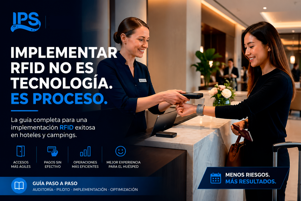 Sistema RFID para hoteles y campings con pulseras identificativas y control de accesos