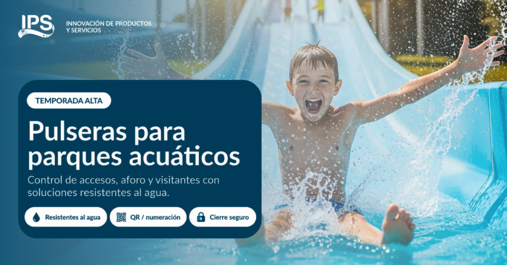 Pulseras personalizadas para parques acuáticos IPSSL
