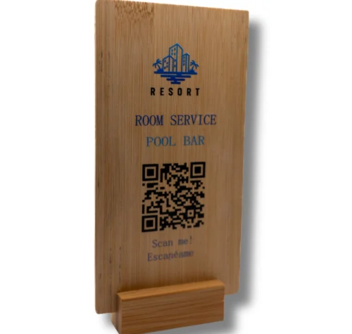 accesorio de identificación IPSSL soportes de madera para hoteles