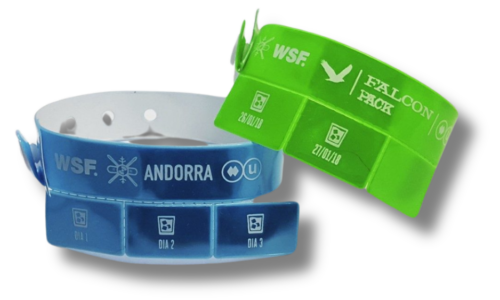 pulseras vinilo reciclable personalizadas