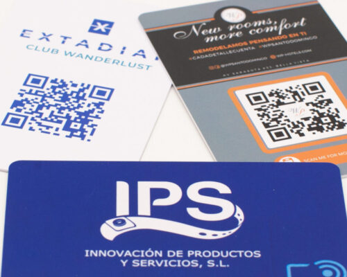 Tarjetas PVC personalizadas con banda magnética para control de acceso